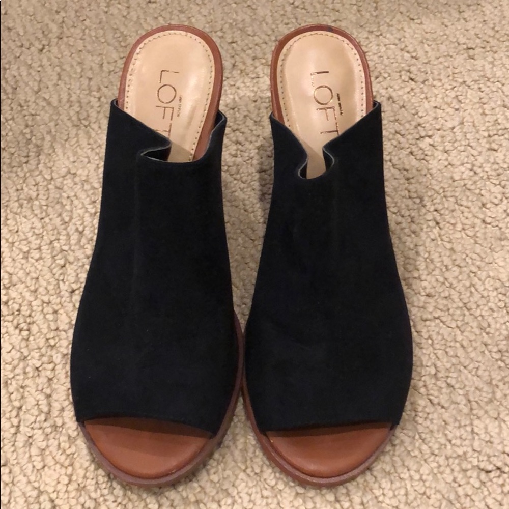 Pep toe heels